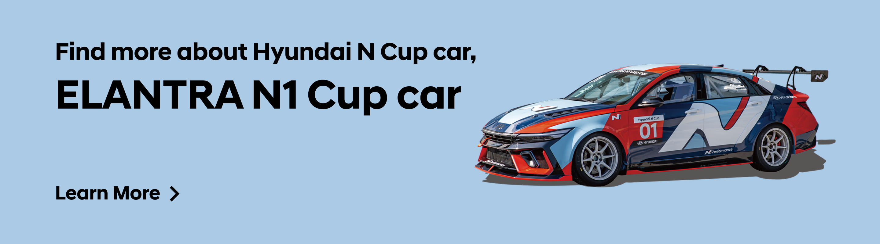 Hyundai N Cup (China) Elantra N1 Cup Car Banner