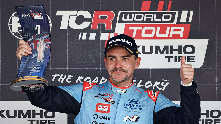 현대자동차 '더 뉴 아반떼 N TCR', '2025 TCR 월드투어' 5라운드 우승