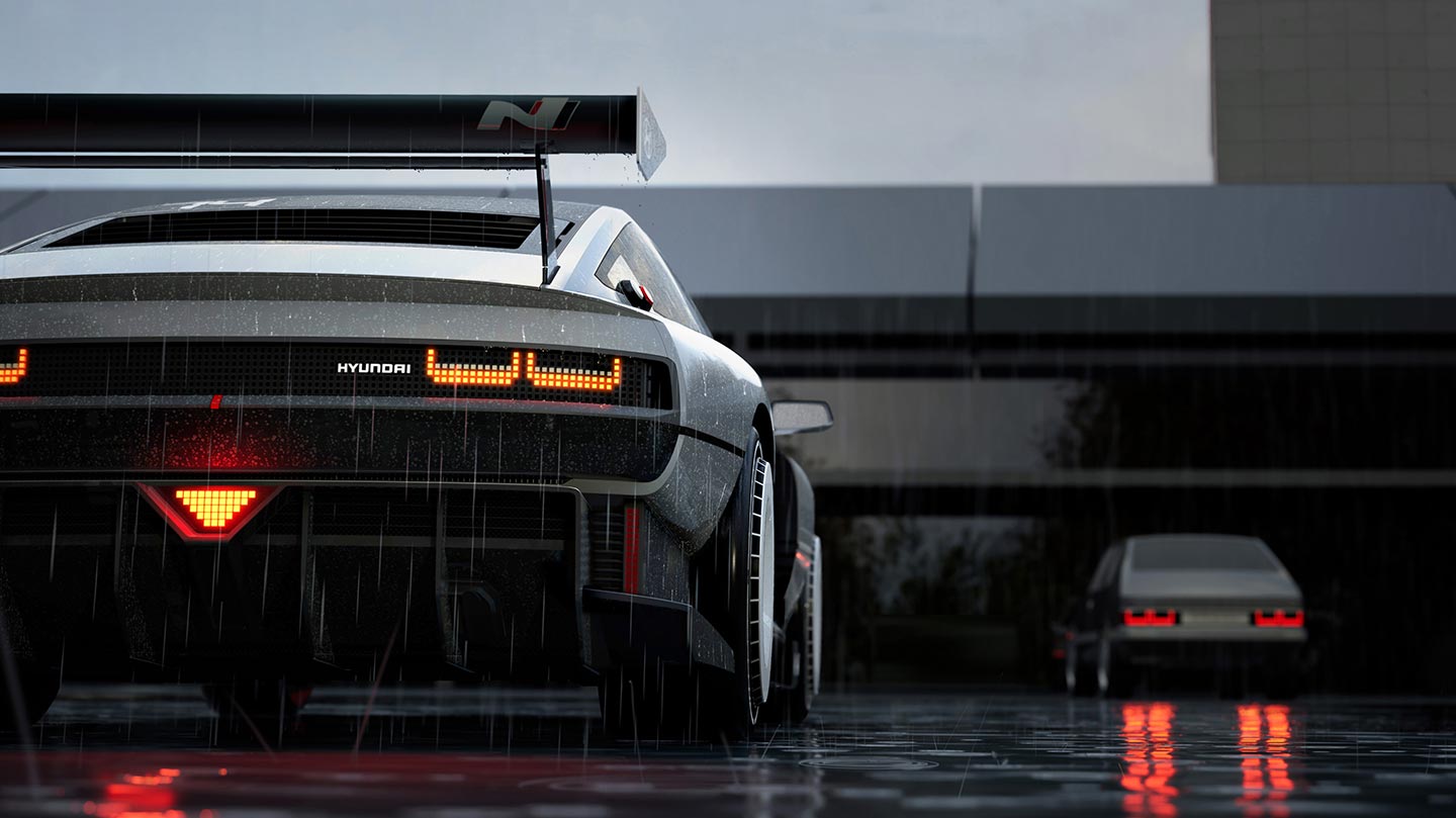 The N Vision 74 contains technology for the future and has Hyundai's history and heritage of high-performance automobiles.