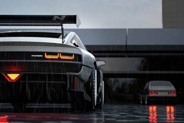 The N Vision 74 contains technology for the future and has Hyundai's history and heritage of high-performance automobiles.