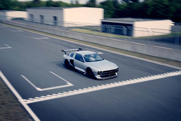 The N Vision 74 is equipped with several practical technologies applicable to high-performance mass-produced vehicles.